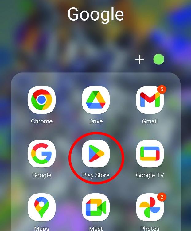 Google Play Store Icon on Samsung